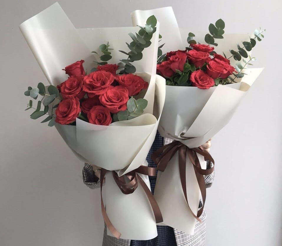 bó hoa sinh nhật hoa hồng đỏ hcm